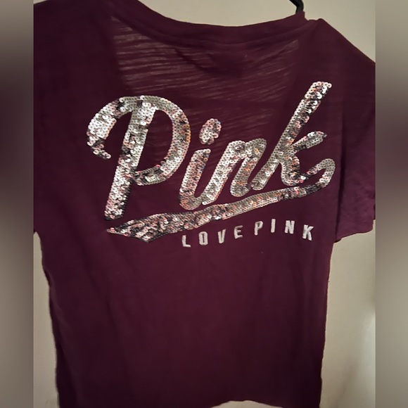 PINK embroidered shirt - size M - Picture 1 of 2